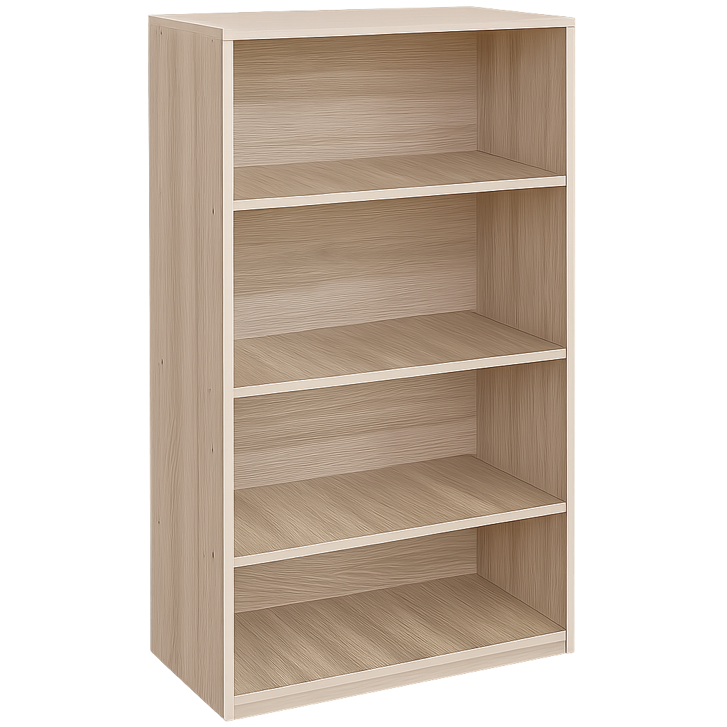 Book Rack Vista 48×24×10 – Slim Melamine MDF Storage Shelf | Methuco