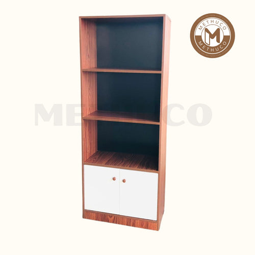 Melamine Book Rack with Base Cupboard