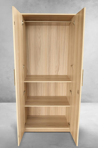 Haven Wardrobe – 69×28×16 Compact Melamine MDF Storage | Methuco