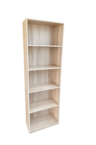 Book Rack 72×24×12 – Tall Melamine MDF Bookshelf | Methuco