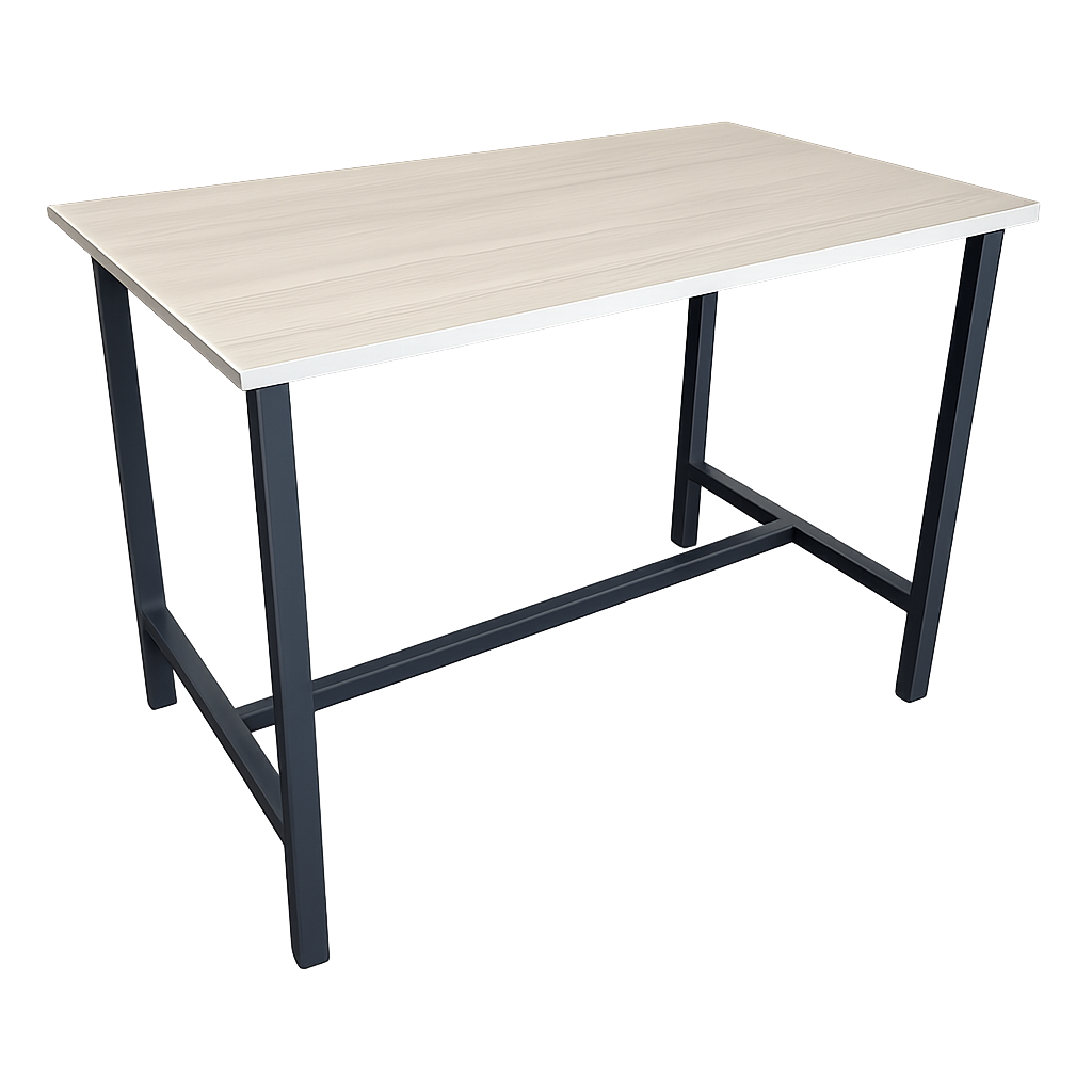 SteelLine Study Table – 48″ × 24″ × 30″ with 1.5″ Steel Frame | Methuco