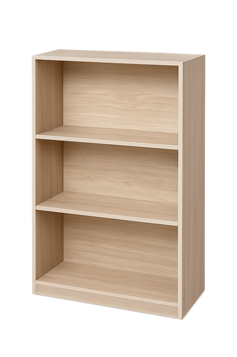 Book Rack 48×32×12 – Compact Melamine MDF Bookshelf | Methuco