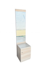Load image into Gallery viewer, Lunara Dressing Table with 70” Mirror &amp; Storage Cabinet | Methuco