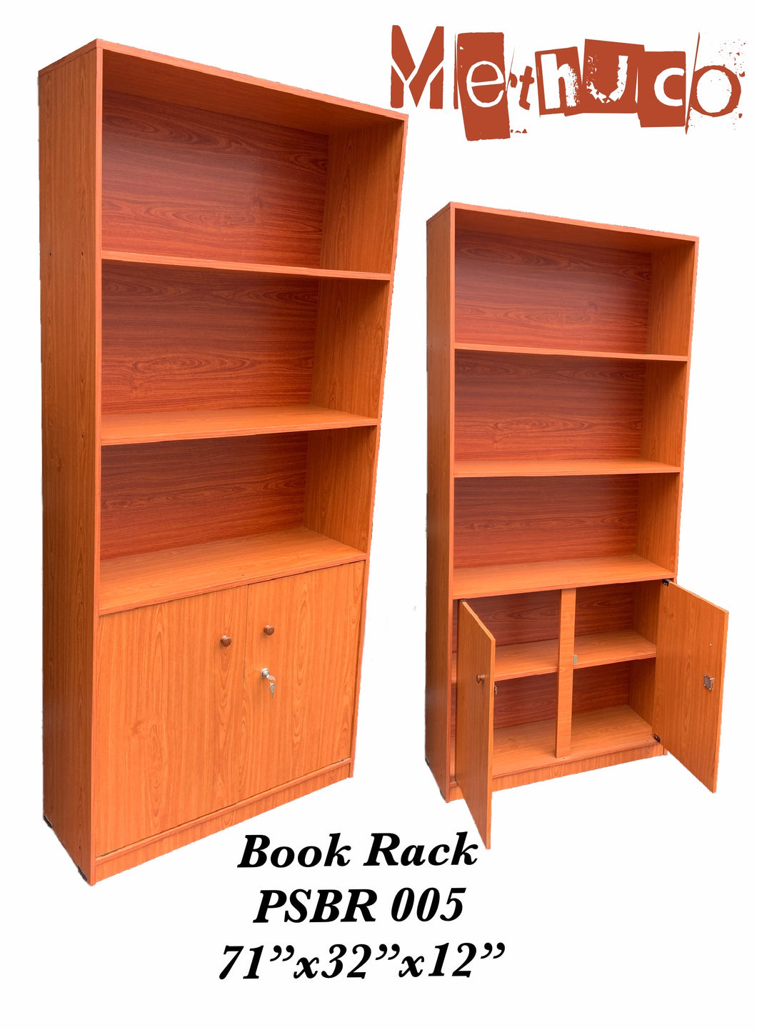 Book Rack with 2 Base Doors - PSBR 005